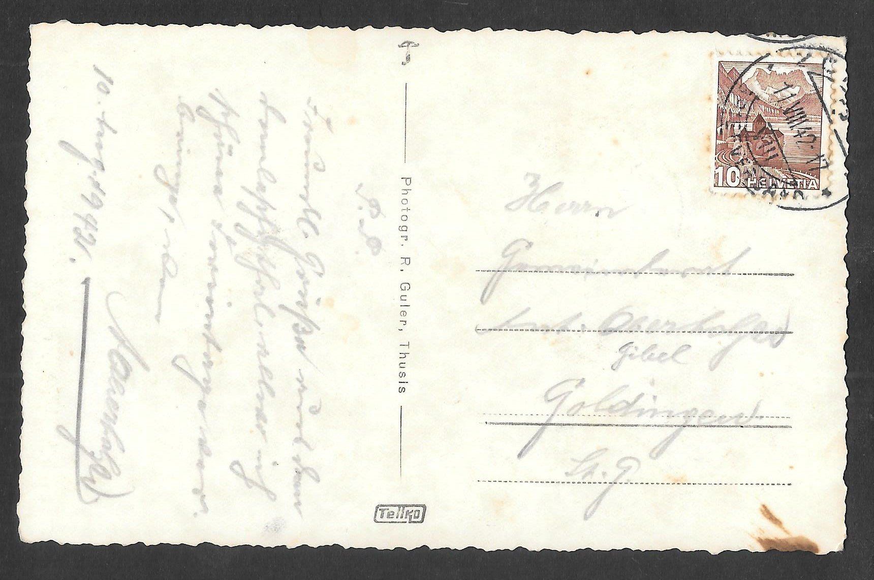 Cartoline postali: Cazis mit Heinzenberg – Usato da Olten venduto da clotaldi 1