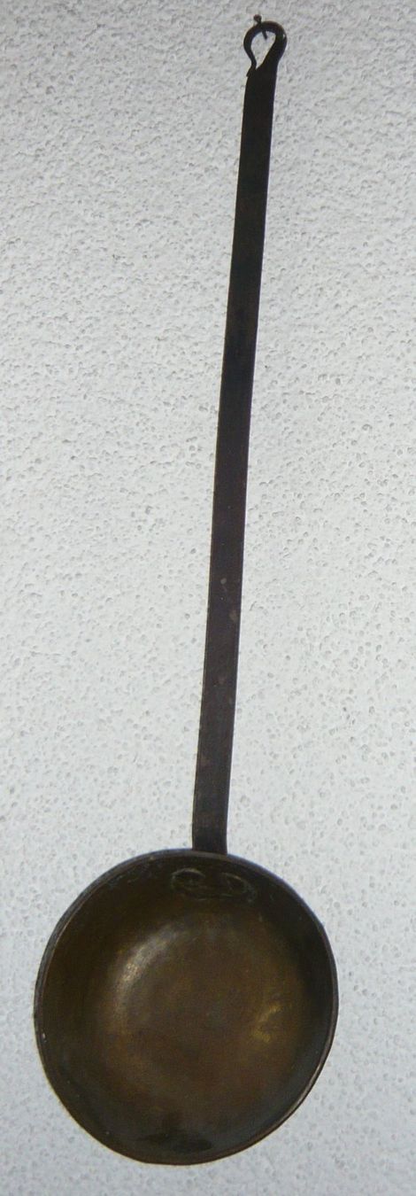 Löffel: Kupfer Schöpf-Löffel / Schöpflöffel / Antik – Gebraucht aus Ruggell von Dolce9