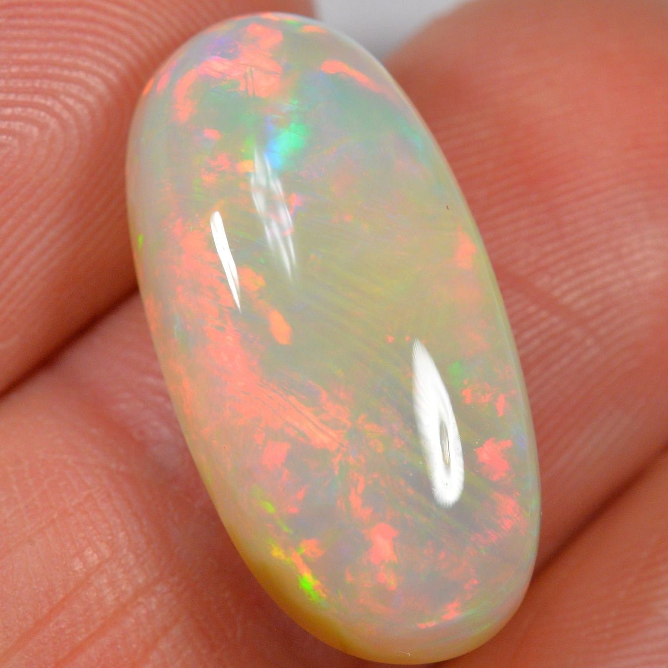 Edelsteine: 10.6 Karat - Rot - Äthiopischer Welo Opal – Neu (gemäss Beschreibung) aus Rüti ZH von DeinOpal 4