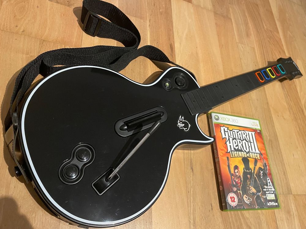 XBox 360 Guitar Hero III inkl. Gitarre Kaufen auf Ricardo