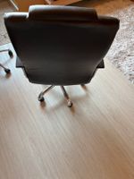 Bürostuhl Leder schwarz guter Zustand
