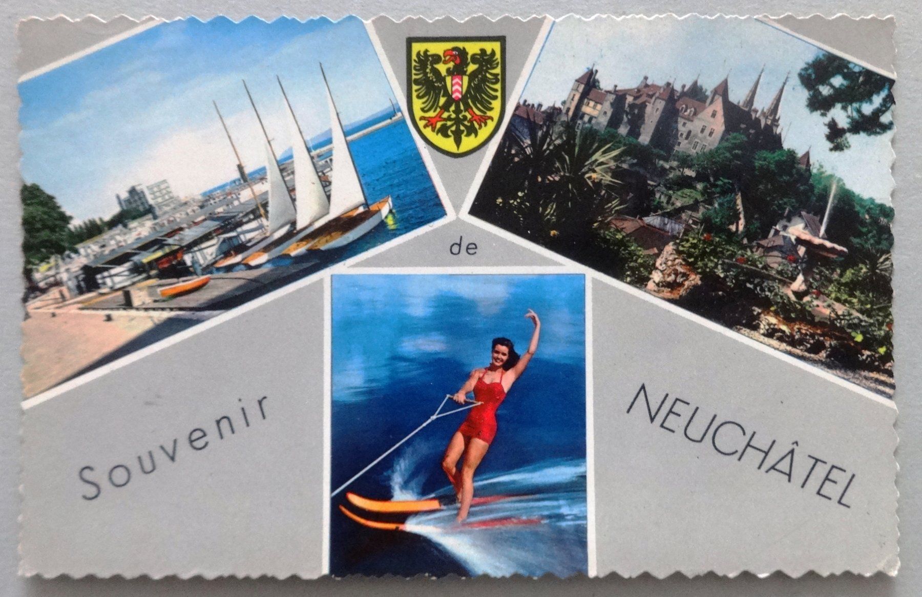 Cartoline postali: Souvenir de Neuchâtel – Usato da Fétigny venduto da Billy2miny