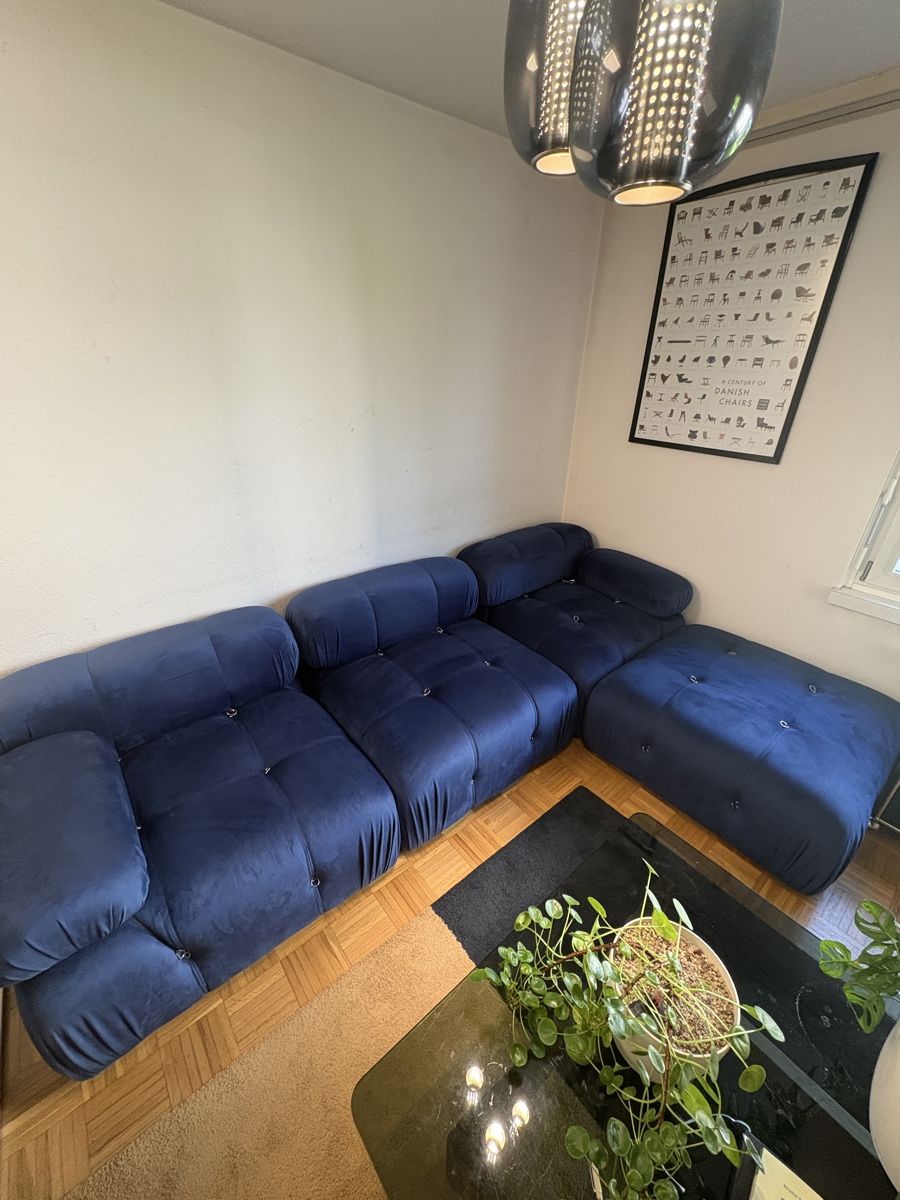 Divani: Atelier del Sofa Bubble Velvet Blue – Nuovo (secondo la descrizione) da Glattbrugg venduto da Fabiolous1 1