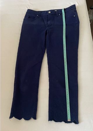 ESSENTIALS JESNS BLAU 3/4 GR 40 mit super Stickerei am Bein