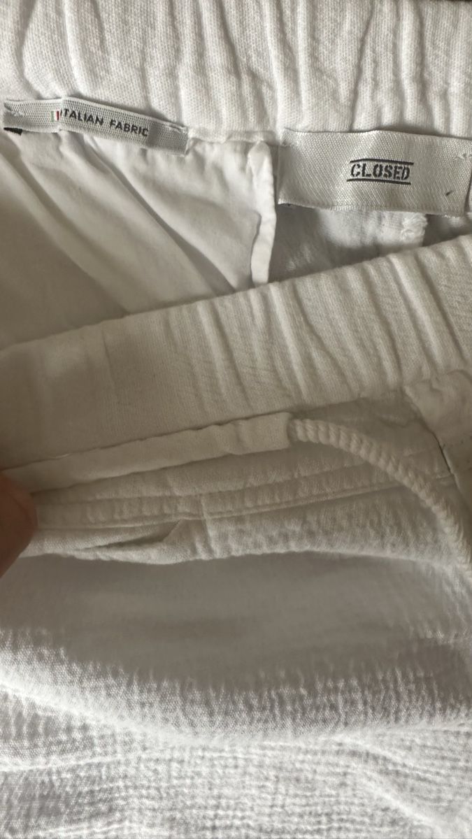Closed Pantaloni: Pantalon Closed blanc, coton, taille S neuf – Nuovo (secondo la descrizione) da Vuippens venduto da ale_6gkb 3