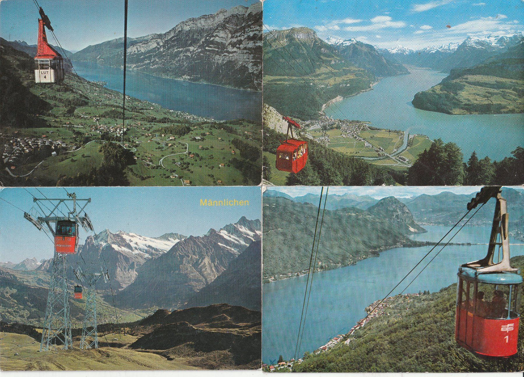 Cartes postales: 20 Karten Bahnen - Seilbahnen – D'occasion à Lumbrein par made02 2