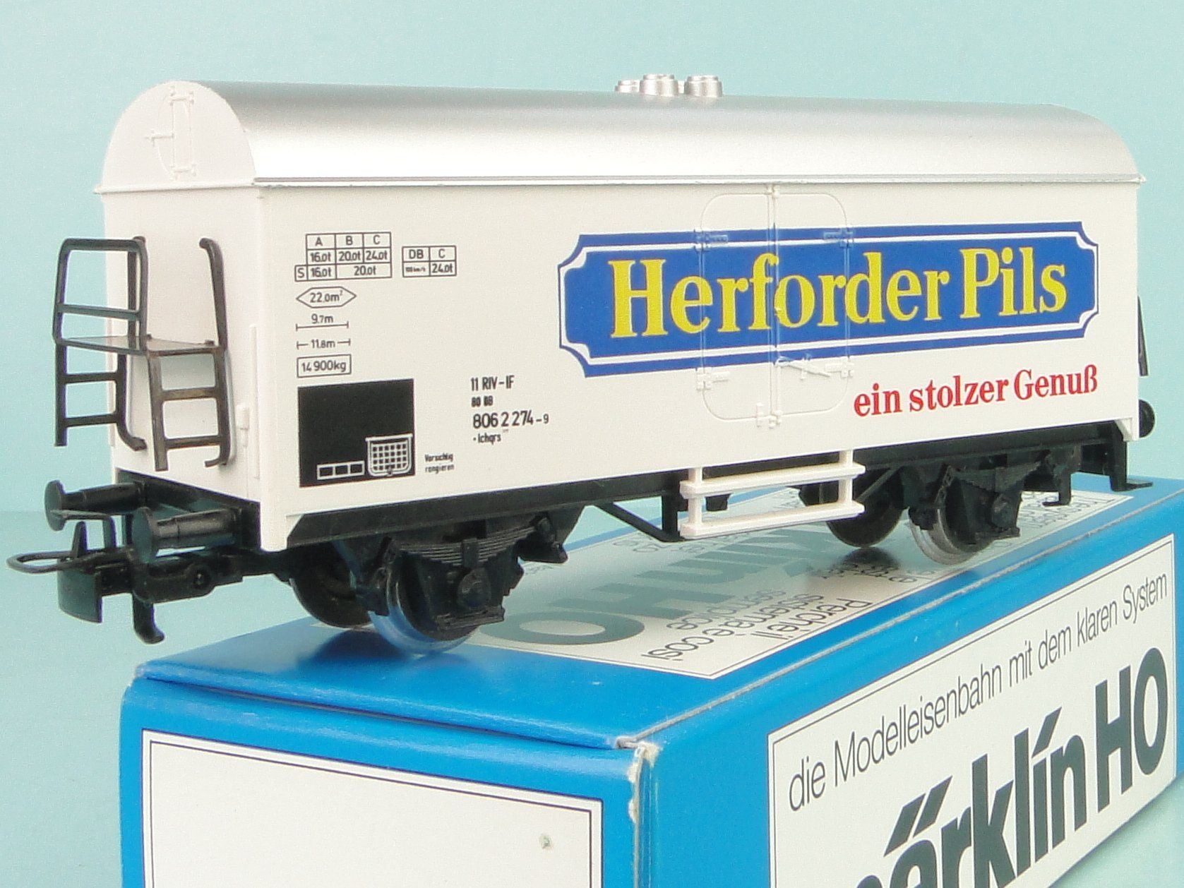 Märklin Modellini di ferrovie: Märklin H0 Herforder Bier, NEU – Usato da Bülach venduto da cann11