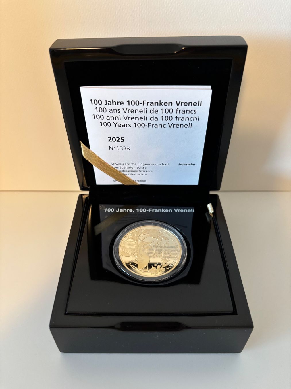 Ethereum Collector Coin Ethereum Sammlermünze Gold/Silber - Limitierte  Edition 40mm Kryptowährung Münze Limitierte Edition Sammlerstück