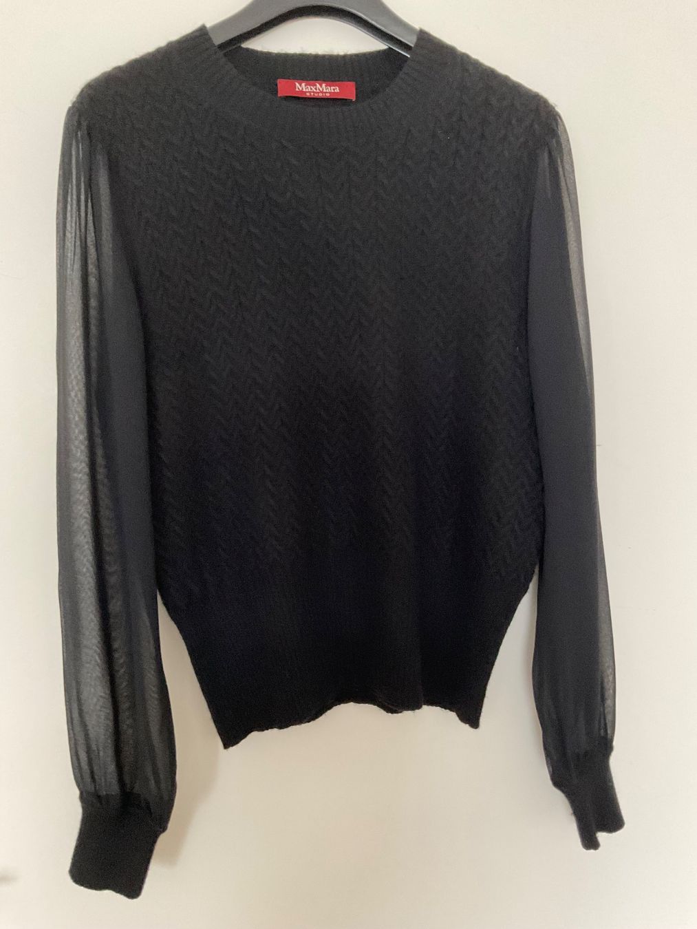 Max Mara Pulls & Sweat-shirts: Max Mara Wolle Kaschmir Seide Pullover Gr S Schwarz – D'occasion à Urdorf par alda02 1