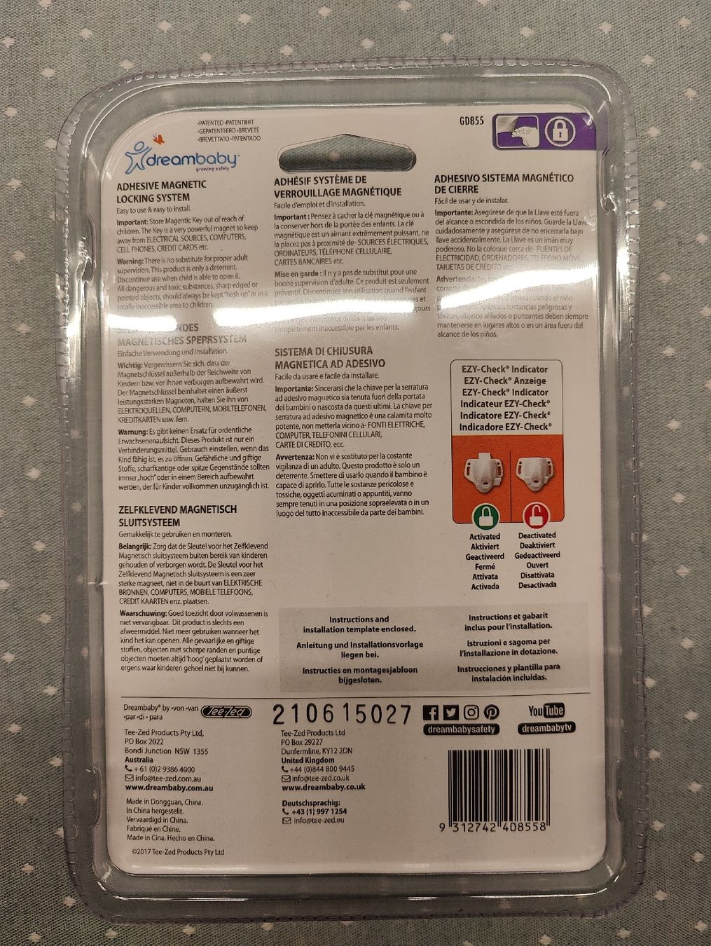 Lucchetti: 2x Dreambaby Magnetschloss Set – Nuovo e nell'imballaggio originale da Bolligen venduto da Mumpi 1