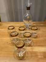 Gognac Gläser und Karaffe / Kristallglas