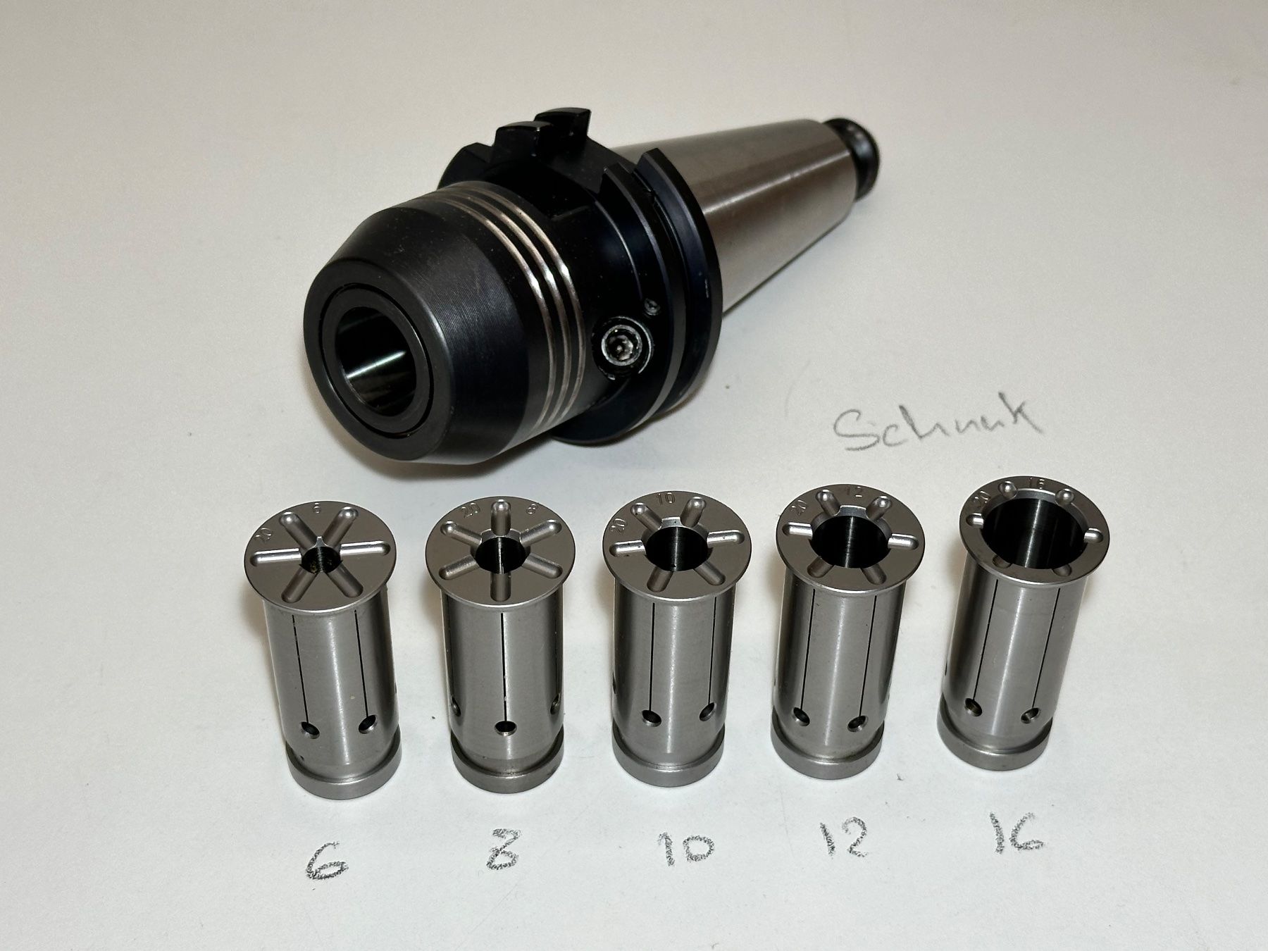 Alle Werkzeuge: SK40 Schunk Hydraulikspannfutter Hydraulikfutter Spannzangen – Gebraucht aus Boswil von  4