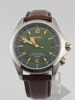 Perfekte Klassiker Seiko Green Alpinist Automatik SARB017