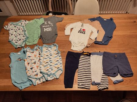 Kleiderpaket Baby Grösse 62/68 und 74/80