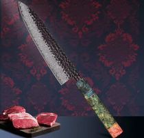 Japanischer Chefkoch Knife Damaskus Stahl