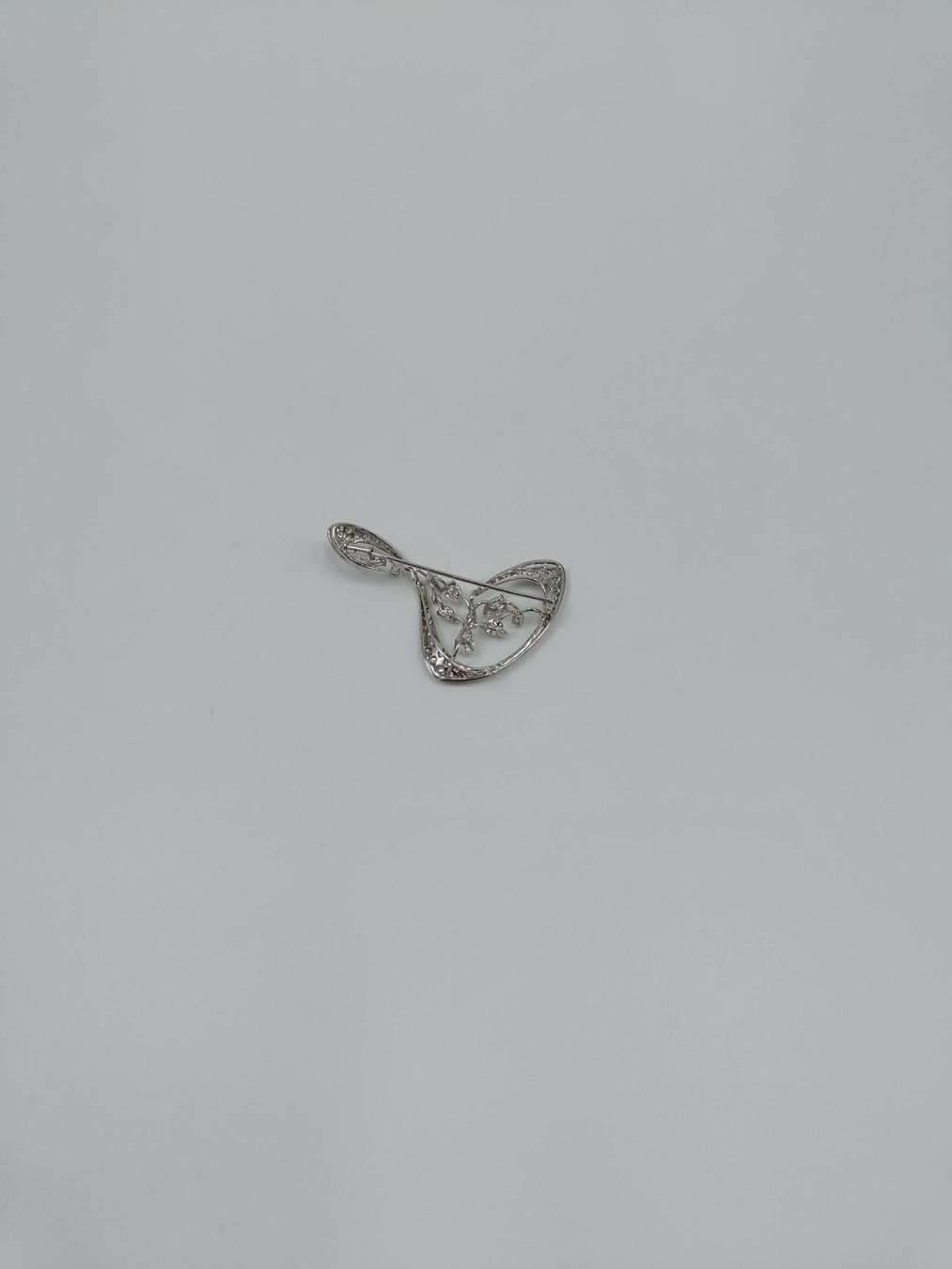 Spille & Fermagli: DIAMANT BROSCHE IN 750 WEISSGOLD – Usato da Luzern venduto da EdiGem 6