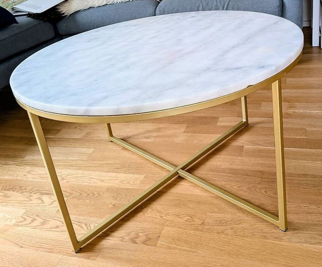 Tavoli: Runder Marmor Couchtisch – Usato da Zürich venduto da Winterkate 1
