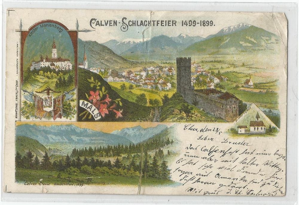 ** AK: CALVEN-SCHLACHTFEIER 1899 - SELTEN ** (Gebraucht) in ...