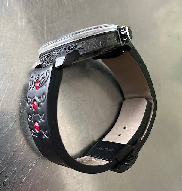 Orologi: Bomberg BB-01 Automatic Día los Muertos Red Limited Edition – Usato da Yverdon-les-Bains venduto da DenRock 4