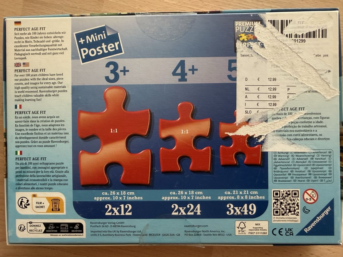 Ravensburger Puzzles: Ravensburger Puzzle 3x49 Baustelle – D'occasion à St. Gallen par gat_kp29 1