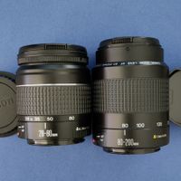 Canon AF 28-80mm & Canon 80-200 mm EF - Anschluss