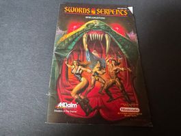 ANLEITUNG FÜR SWORDS AND SERPENTS NINTENDO NES