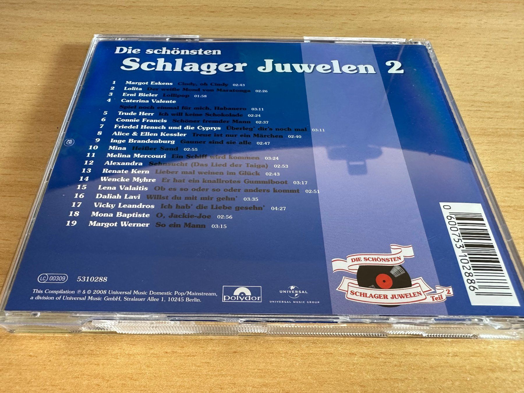 CD: Various – Die Schönsten Schlager Juwelen 2 – Usato da Rikon im Tösstal venduto da Alpenmutz 1
