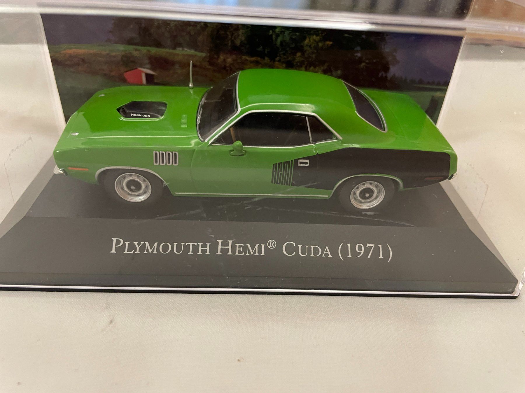 Modellini d'auto: Plymouth hemi CUDA 1971 - - 1:43 – Nuovo (secondo la descrizione) da Wohlen AG venduto da Erelpowerline