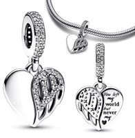 HERZ FLÜGEL ENGEL CHARM zu PANDORA ECHTSILBER S925