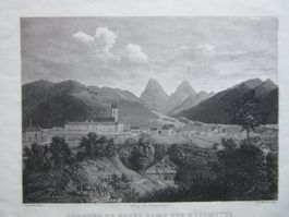 EINSIEDELN STAHLSTICH  STAHLSTICH