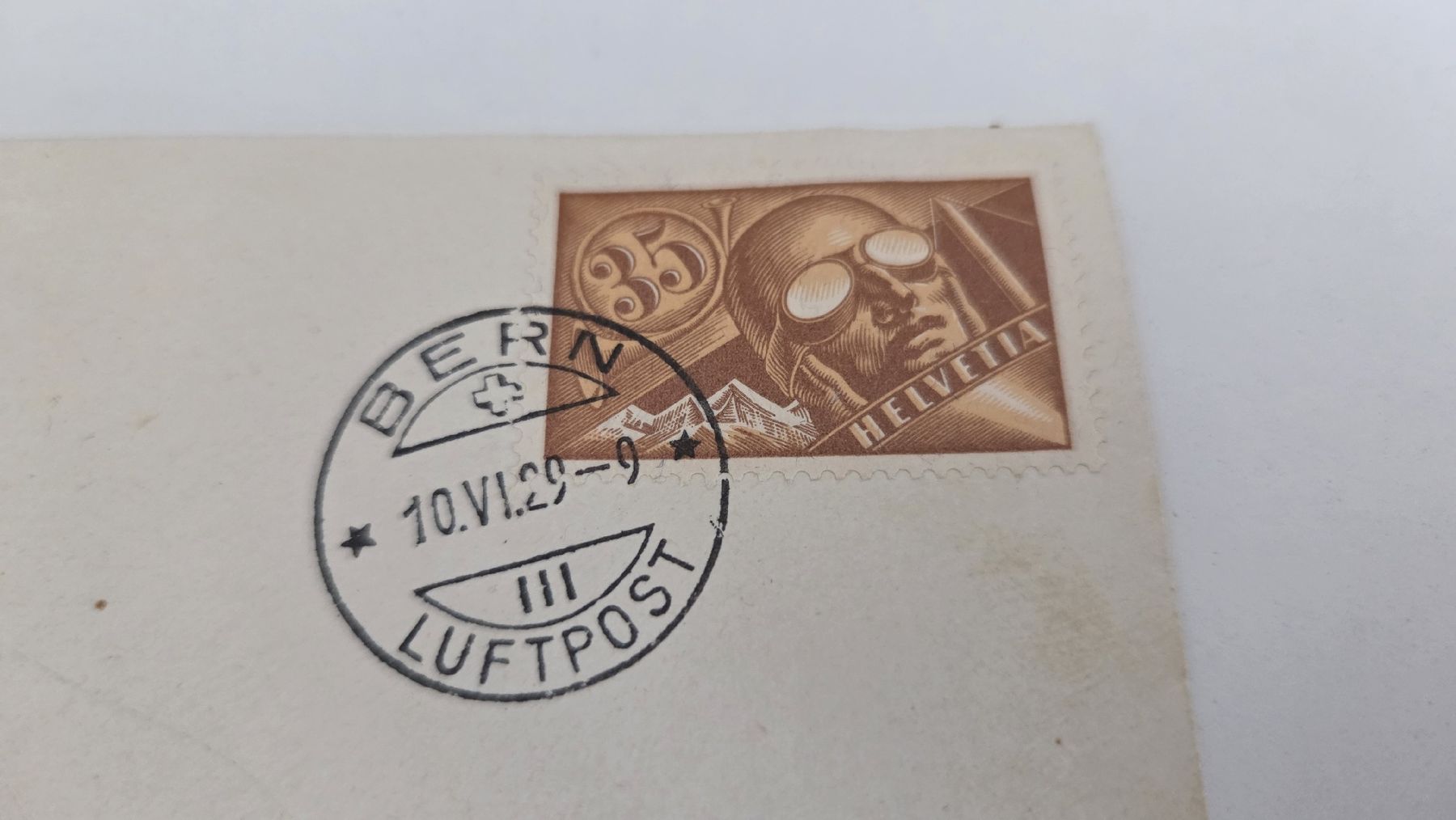 Tutti i francobolli: 1929 1.Flugpost Bern Zürich – Usato da Arni AG venduto da Moth68 1