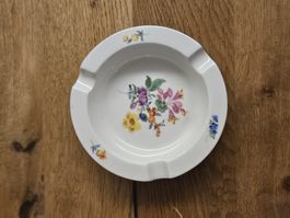 Meissen Porzellan Aschenbecher 13cm Blumen