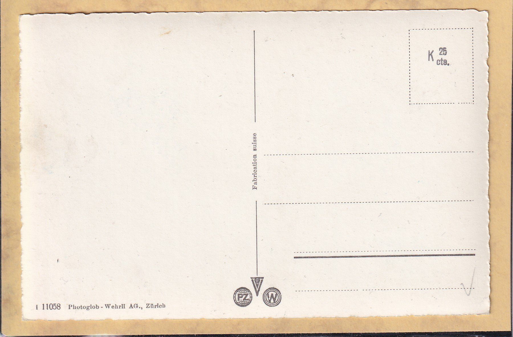 Ansichtskarten: Wattenwil (BE) 1940 – Gebraucht aus Orvin von Pyaeschli 1