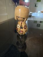 Japanische Holzpuppe "Kokeshi" Handarbeit signiert 🌸