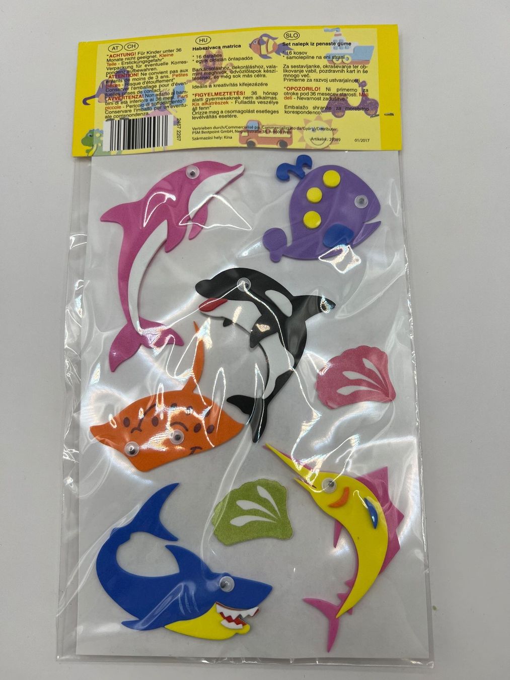 Aufkleber: 16 Stk. Moosgummi Sticker Aufkleber Kleber – Neu und originalverpackt aus Vaduz von NotNeeded 1