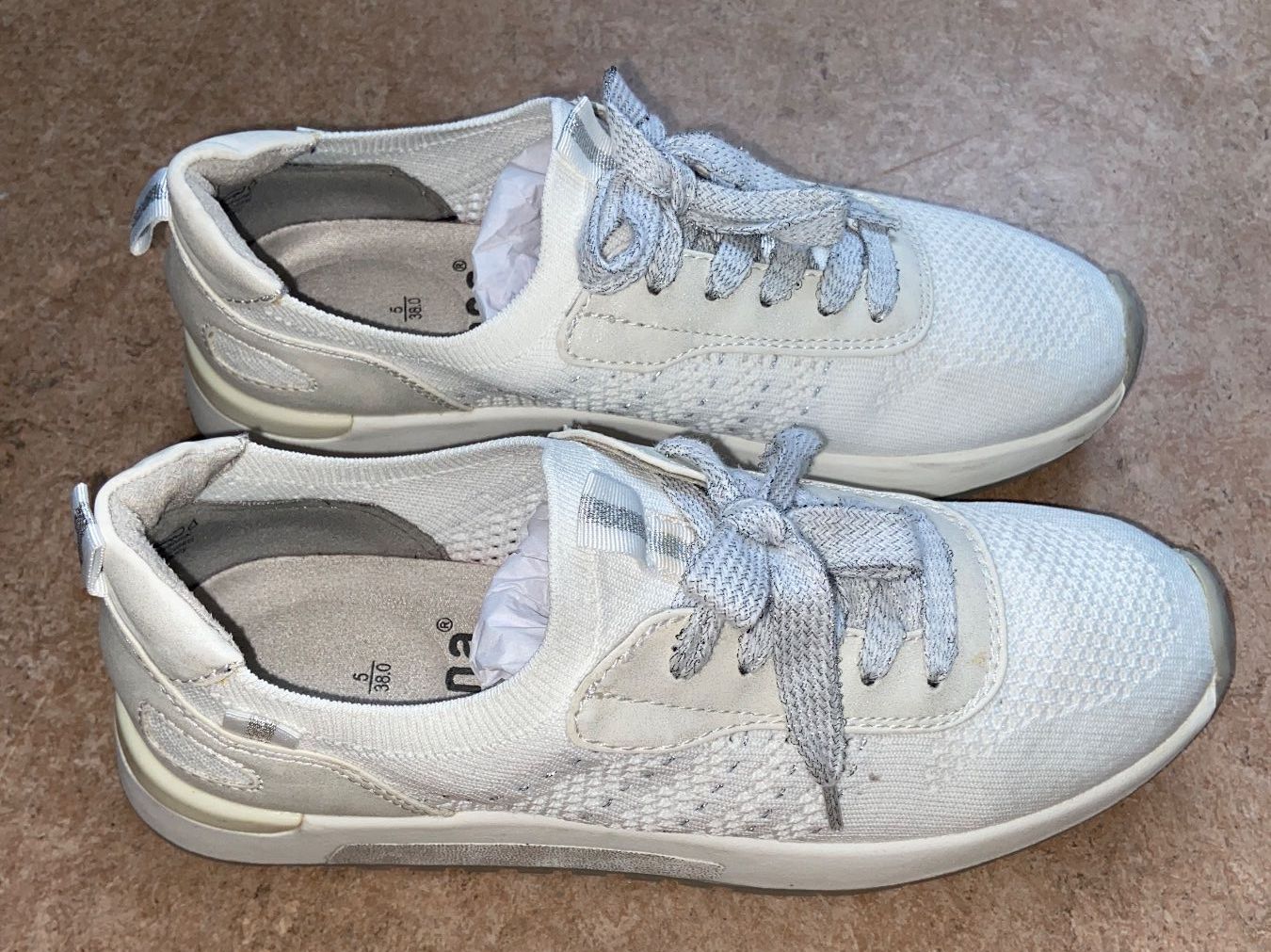Jana Damenschuhe: Jana Damen Sneaker Weiss Gr. 38 – Gebraucht aus Zürich von dedasiba