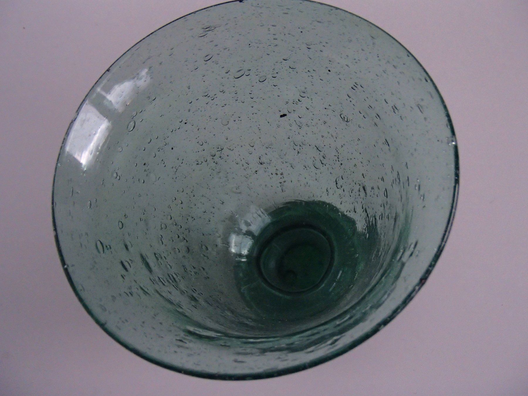 Bicchieri: 1960THIES GRÜNES GLAS MIT LUFTBLASEN – Usato da Schöfflisdorf venduto da pullux 4