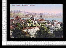 Lausanne - La Cathédrale et le Chateau