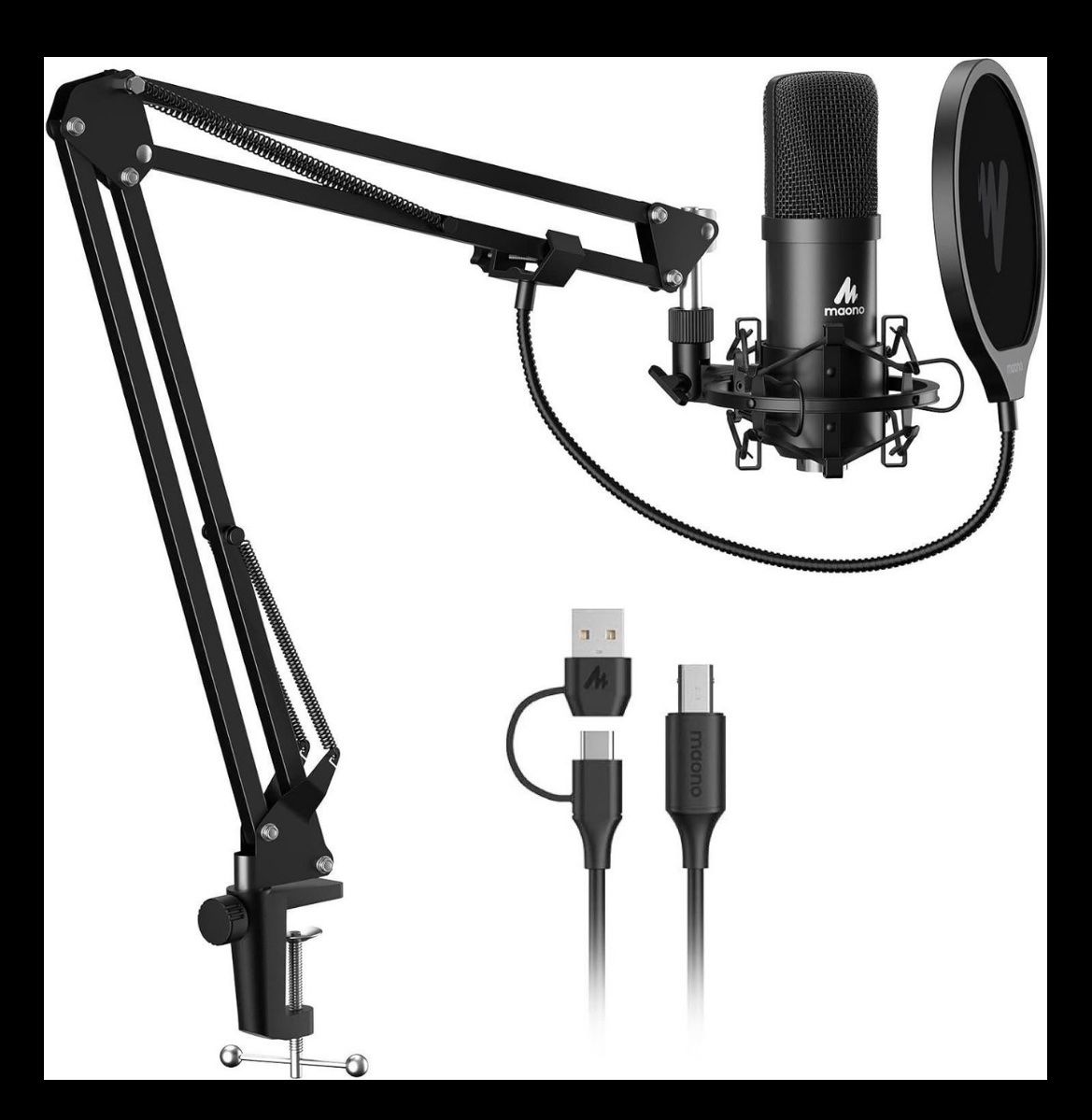 Microfoni: Streaming Set - Mikrofon inkl. Metallarmständer - Maono A04E – Usato da Gondiswil venduto da shaenu 4