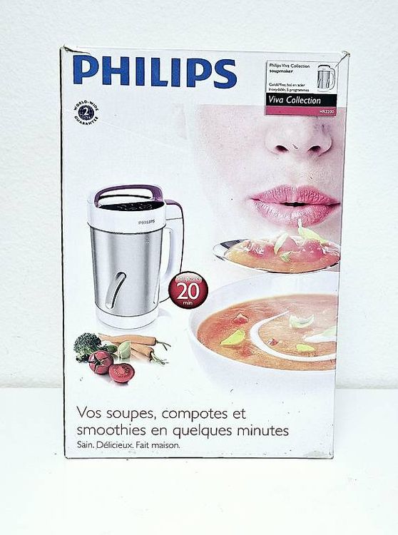 Test et avis blender chauffant Philips Soupmaker HR2201/80 : achat au