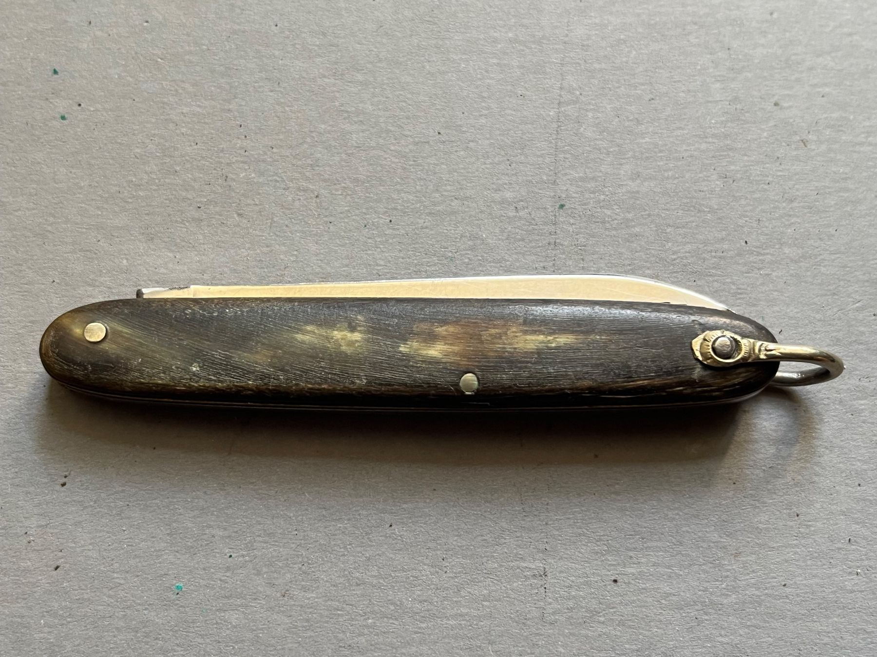 Couteaux de poche: Altes Sackmesser INOX 80 mm - Horn – D'occasion à Zürich par FV.vintage 7