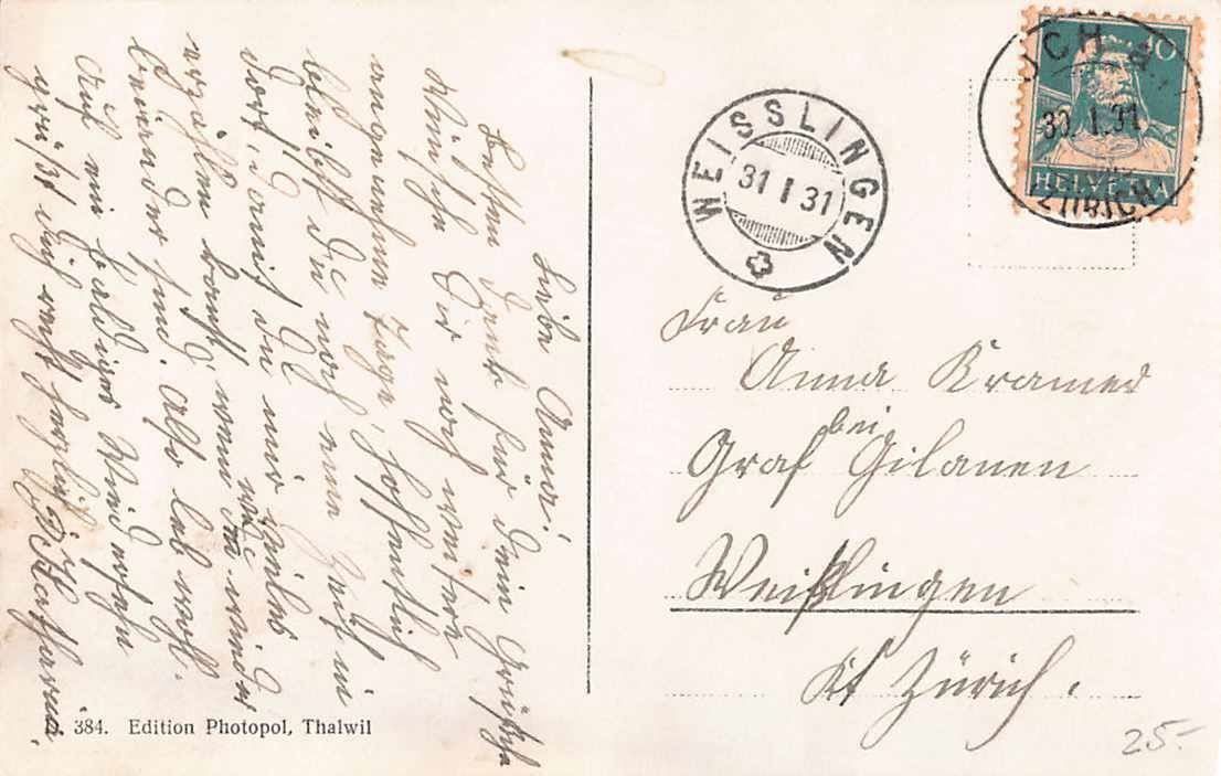 Cartoline postali: GRUSS aus BUCH a.I. ZH – Usato da Winterthur venduto da SchatzchischtliWinti 1