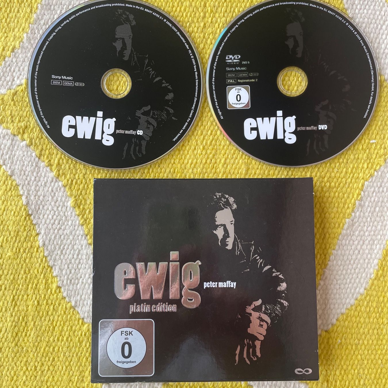 CD: PETER MAFFAY-CD+DVD EWIG PLATIN EDITION (DIGIPACK) – Usato da Rorschacherberg venduto da CD-Roli