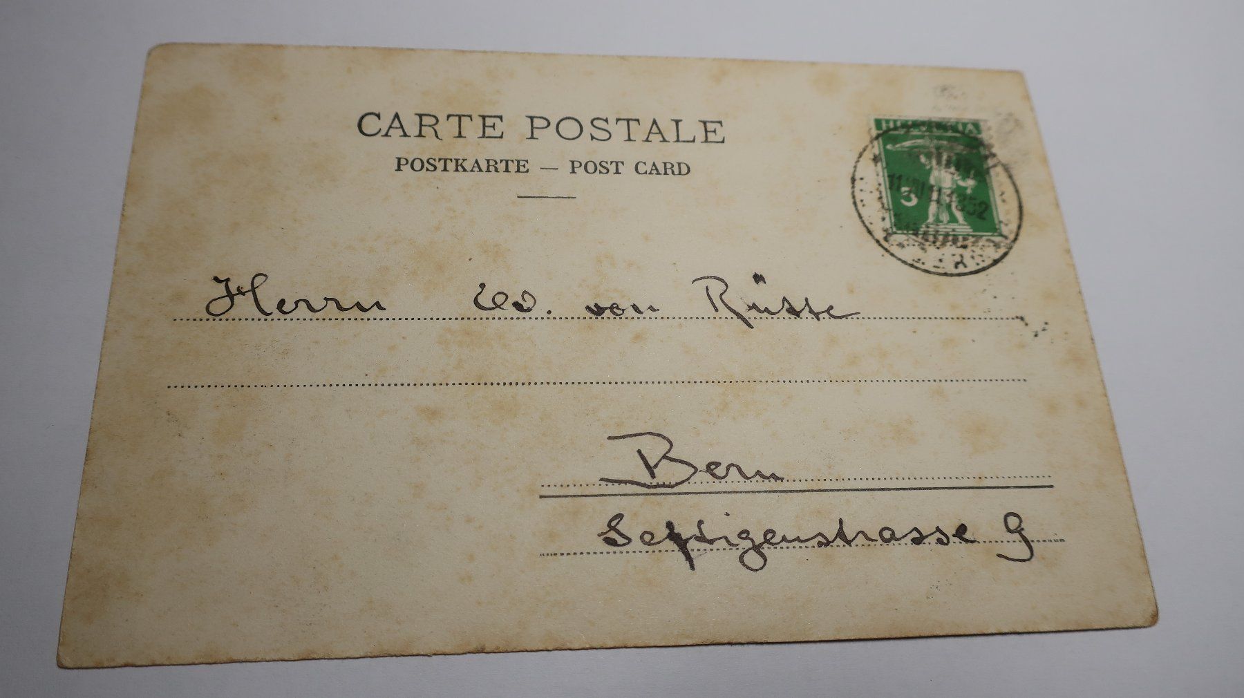 Cartoline postali: Stalden L'église 1911 – Usato da Cormoret venduto da Pascalll2001 4