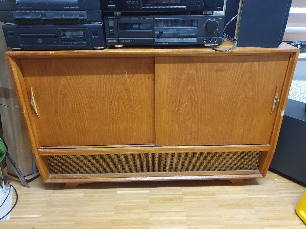 RADIO, Schaub-Lorenz, Gold Super W2, 1950-tal. Samlarföremål - Teknika