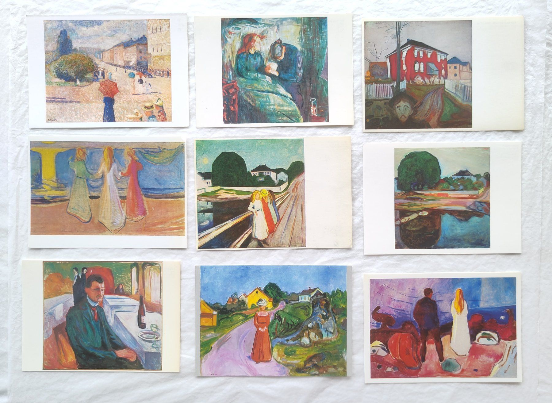 Cartes postales: 26 AK mit Kunst von EDVARD MUNCH – D'occasion à Pfäffikon ZH par rabali 2