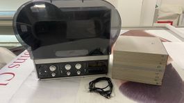 Revox B77 Stéréo mit 9 Bänder in Boxen - fehlt Stromkabel