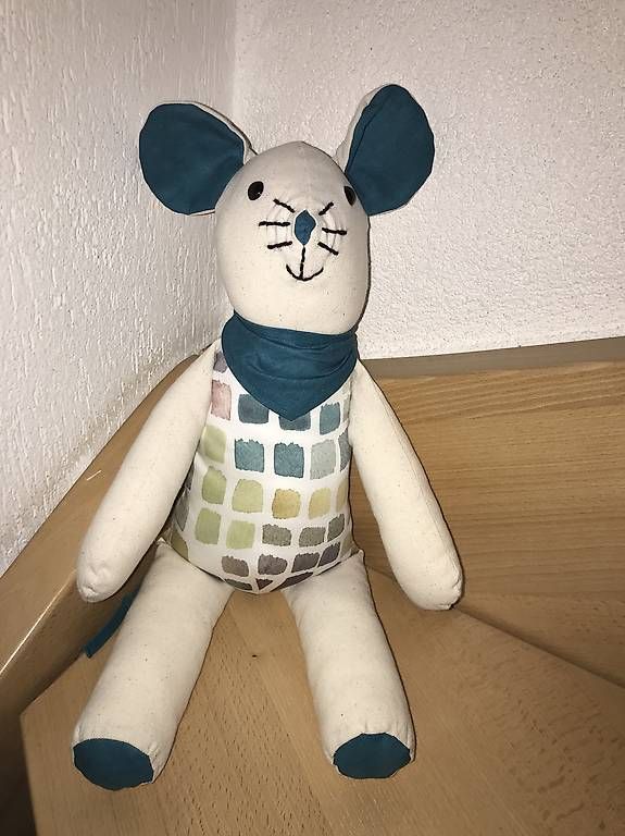 Bambole: Schmusemaus, Puppe, Stoffpuppe, Maus – Usato da Dietikon venduto da Princessy