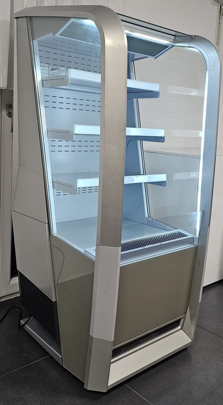 Frigoriferi: Kühlvitrine/Kühlschrank Glasfront silber  – Usato da Rothrist venduto da PhilipsAurea