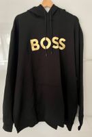 Hoodie/ Kapuzen-Pullover schwarz von Hugo Boss, Gr.5XL